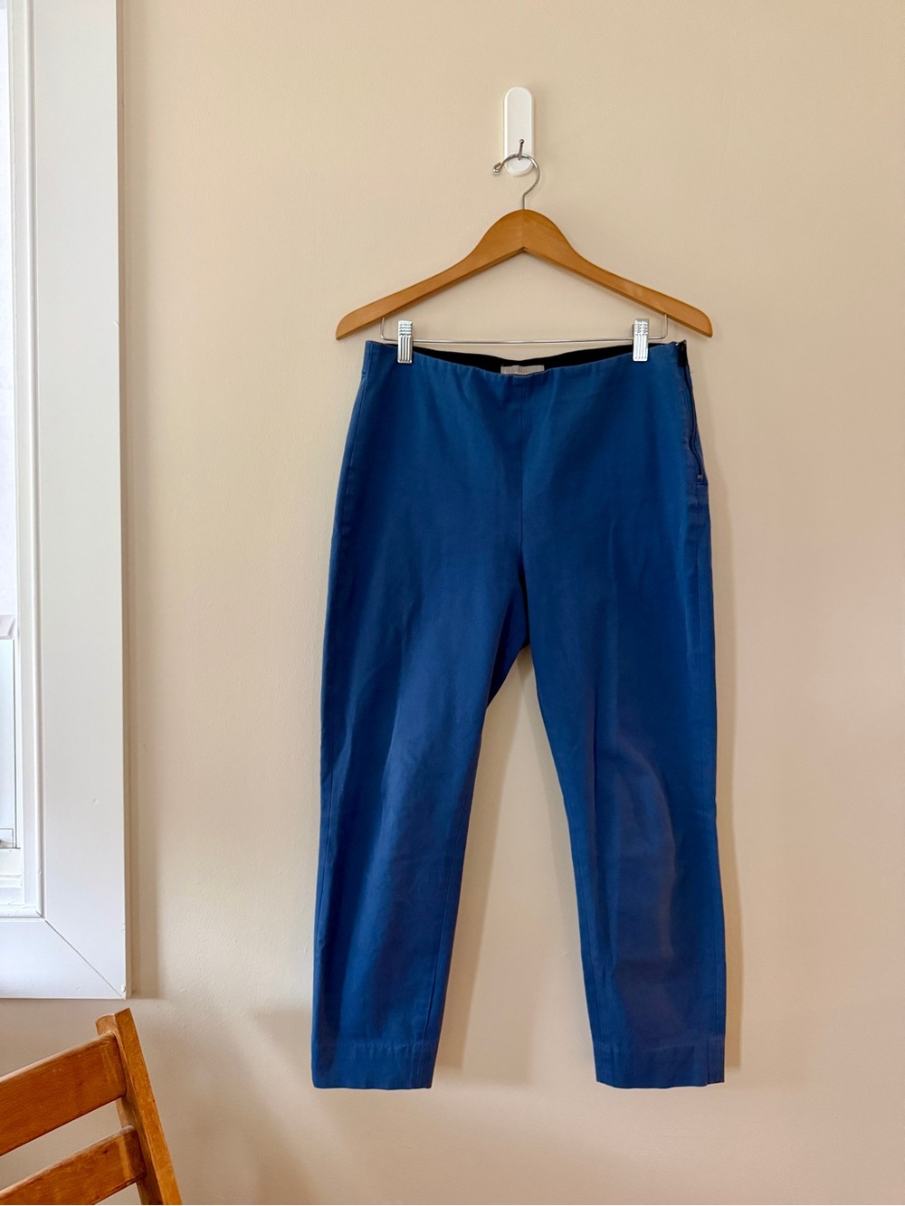 Everlane Side Zip Work Pants in Blue